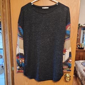 First Love Multicolor Long Sleeve Top